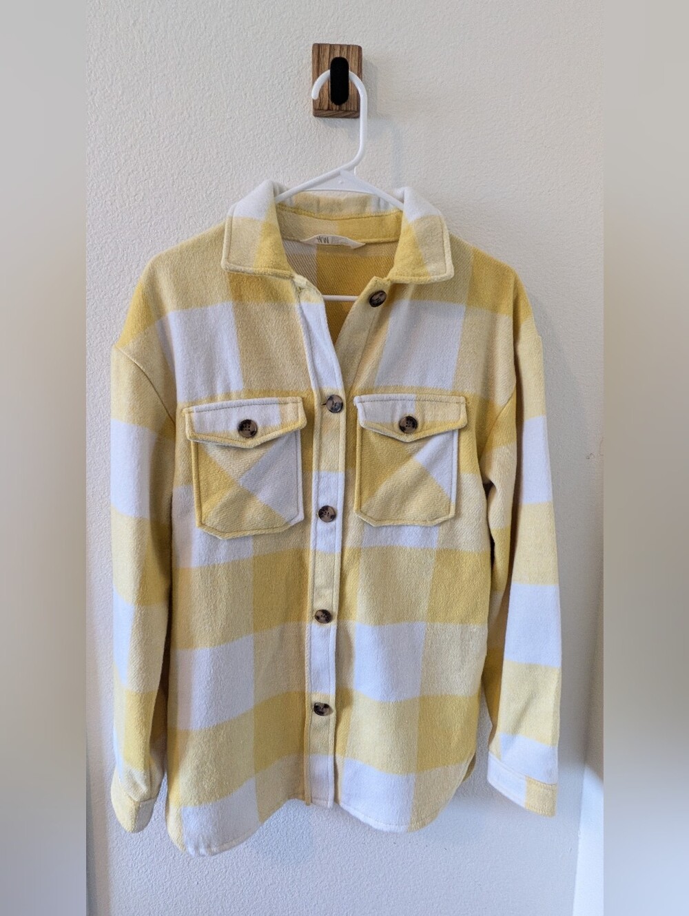 Plaid Shacket Size 14 Fall Overshirt Jacket